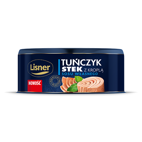 Стейк из тунца с каплей натурального рассола