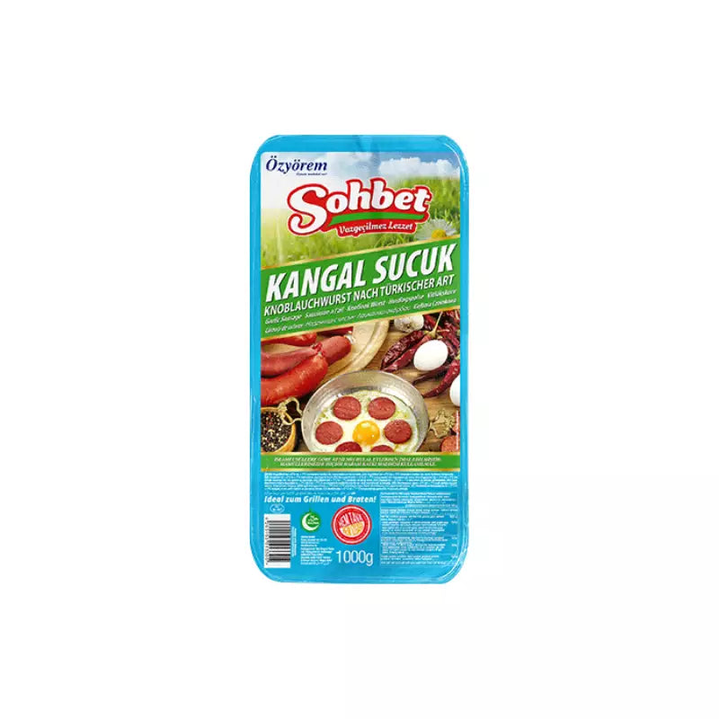 Sohbet чесночная колбаса - кангал суджук. 1кг