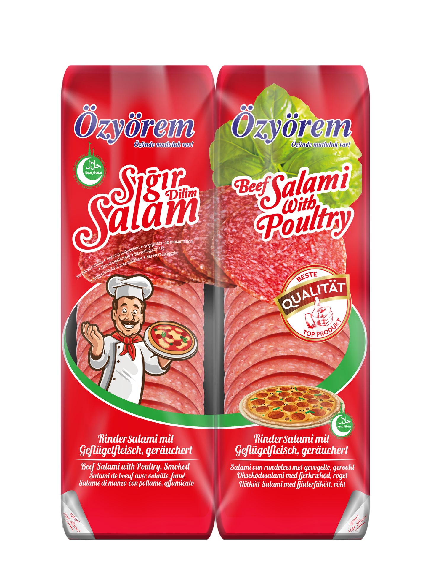 Beef Salami With Poultry 400 gr