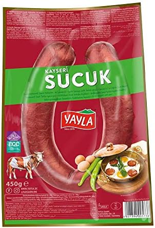 Колбаса Yayla Kayseri Sucuk чесночная 450г